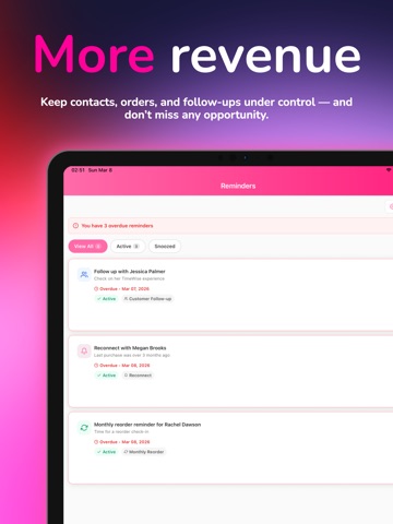 MyPink: MLM & Direct Sales CRM iPad screenshot