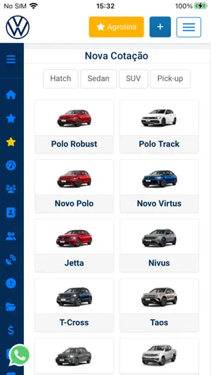 CotaVW App screenshot 2