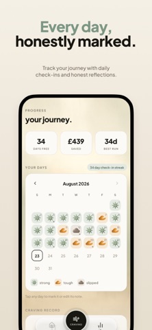 Unhook: Quit Vaping & Pouches iPhone screenshot