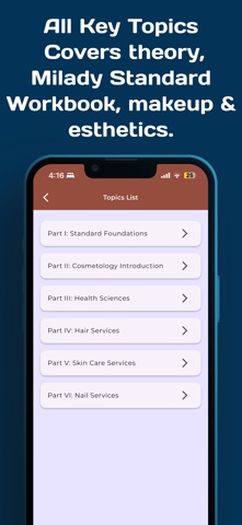 Milady Cosmetology Exam Prep screenshot