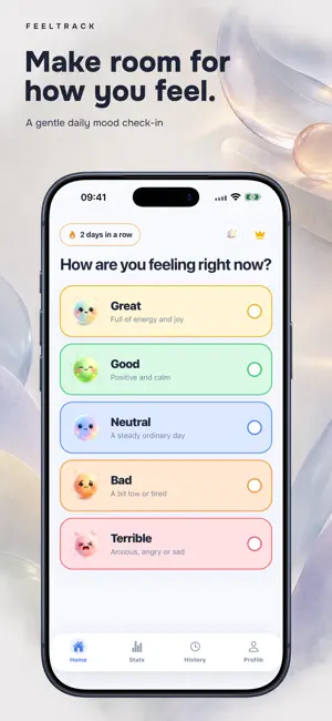 FeelTrack: Mood Journal screenshot 1