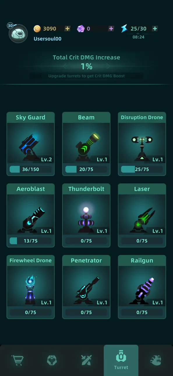 Galaxy Defense: Fortress TD iOS Mod IPA screenshot 6 - iOS game interface