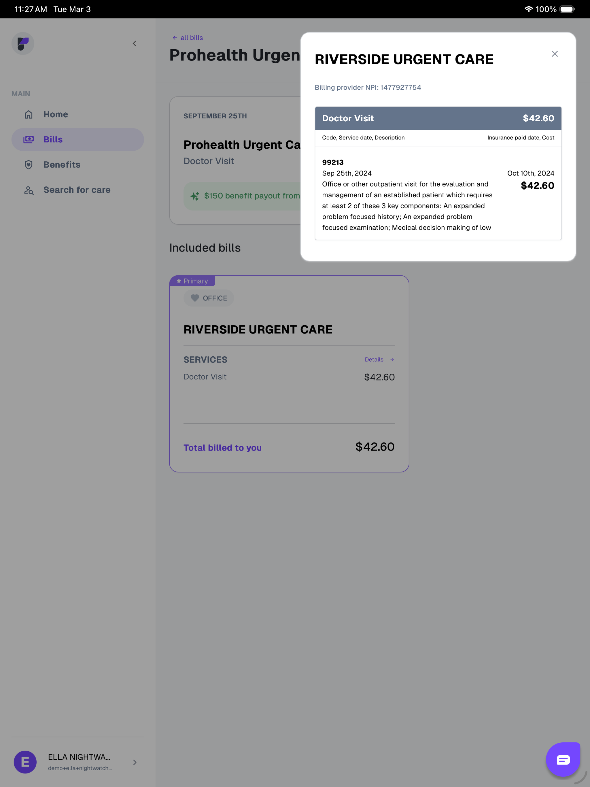 Reclaim: Manage Medical Bills