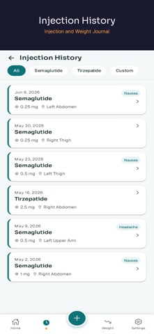 GLP-1 & Semaglutide Tracker Screenshot 4 of 9
