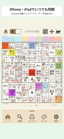 Grid ToDo - 目標達成シート iPhone screenshot