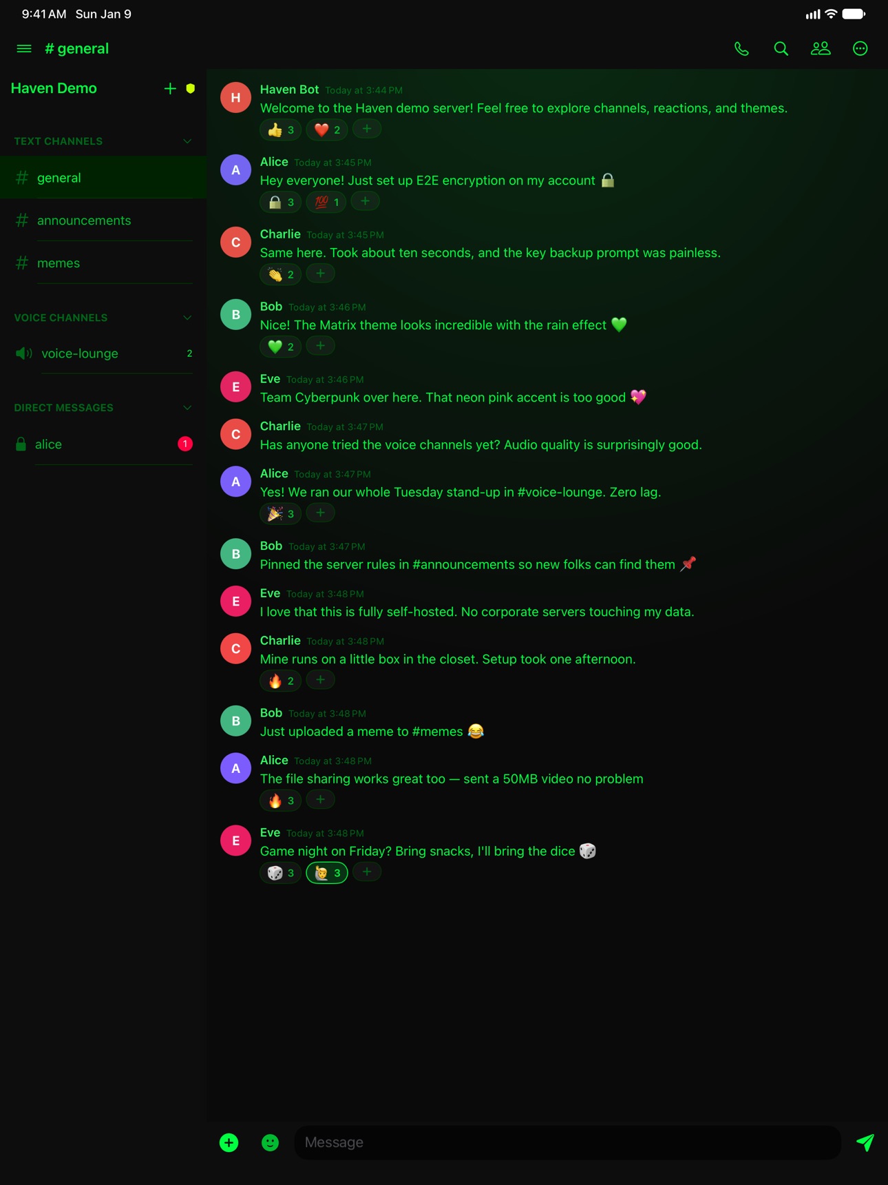 Screenshot 8 of Haven - Discord Alternative
