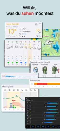 Screenshot von Cartoon Weather - DWD auf dem iPhone 3