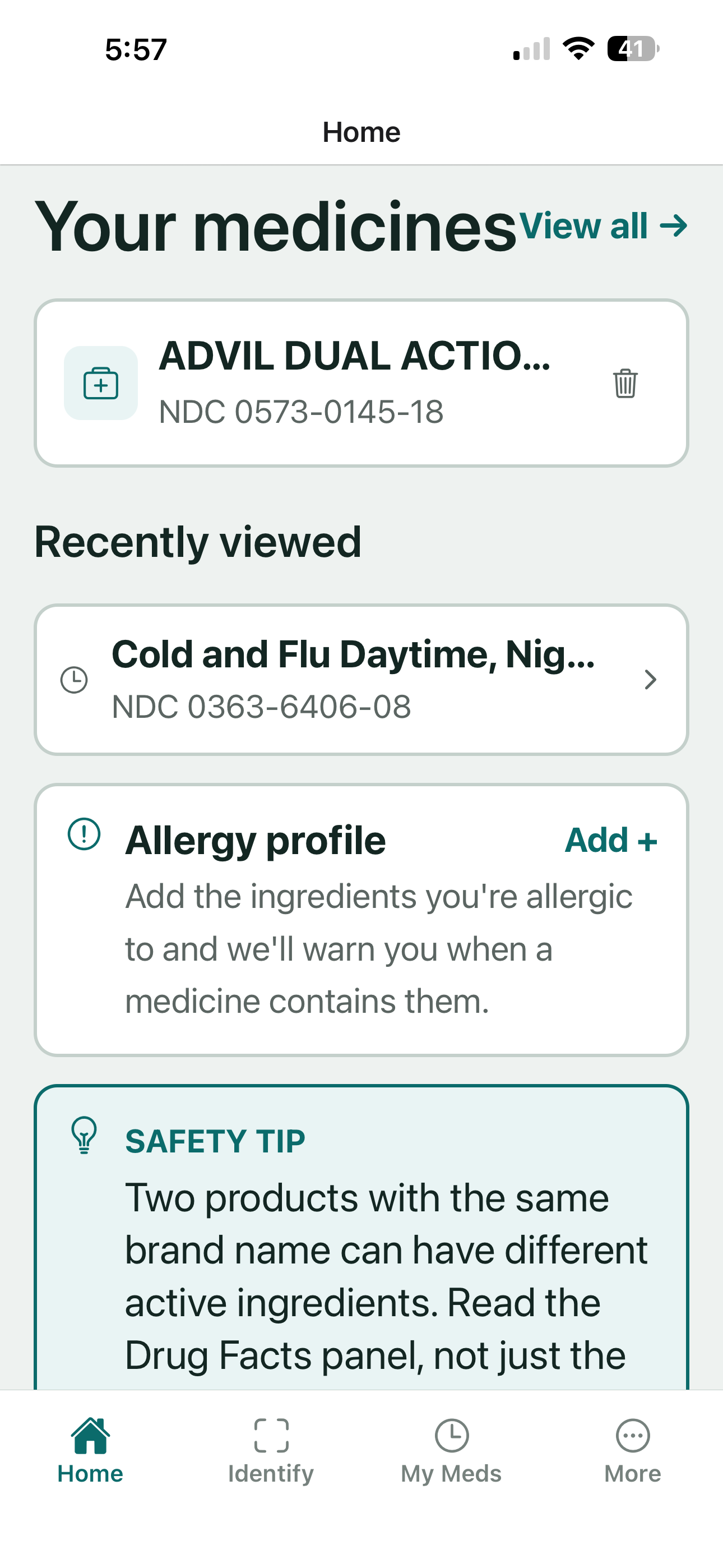 VerifyDrugLabel screenshot 2