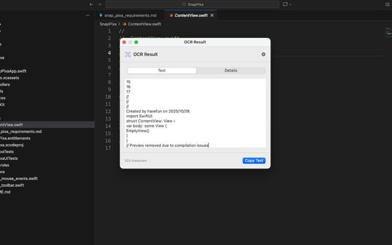 App screenshot