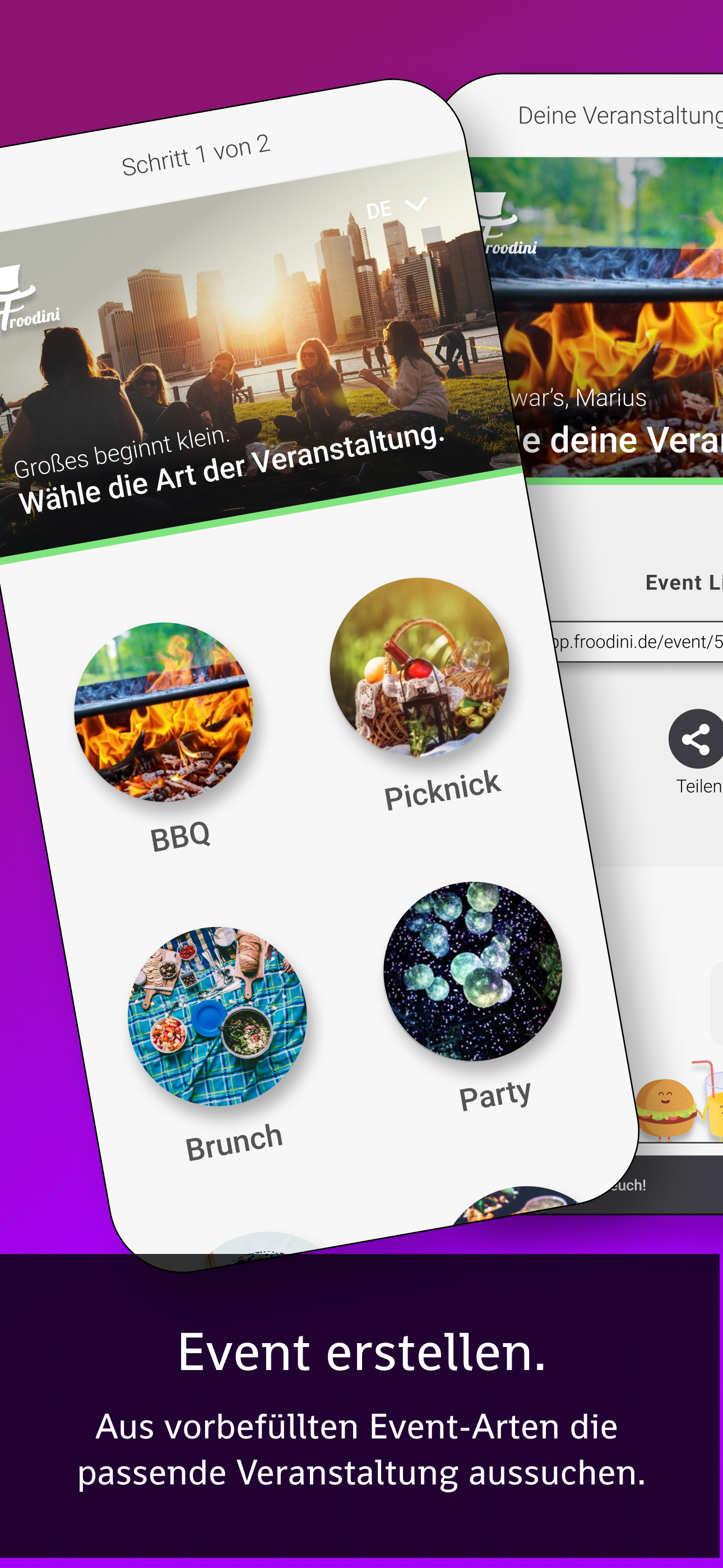Froodini: Social Food Sharing!