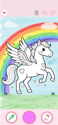 Princess Coloring for Kids! Screenshot 2 of 4