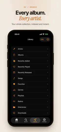 Скриншот NaviBeat на iPhone 2