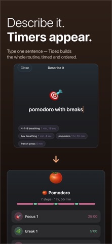 Tideo: Multi Timer & Focus Screenshot 1 of 8