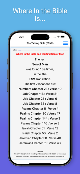 Talking Bible for The Blind Screenshot 4 of 7