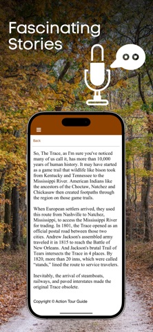 Natchez Trace Parkway GPS Tour screenshot