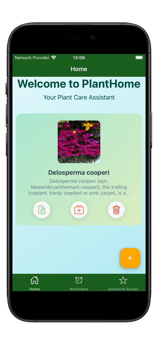 Screenshot #1 pour PlantHome: Your Plant Buddy