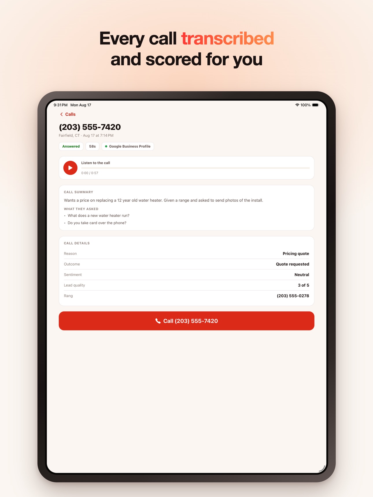 Screenshot 9 of Call Tracking 365
