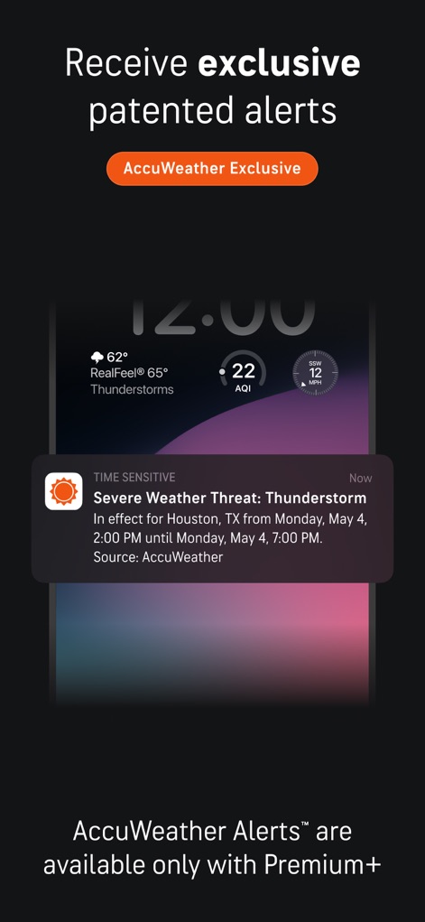 AccuWeather: Weather Forecast - Advanced Weather Notifications
