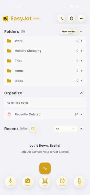 EasyJot: Jot It Down, Easily screenshot 1