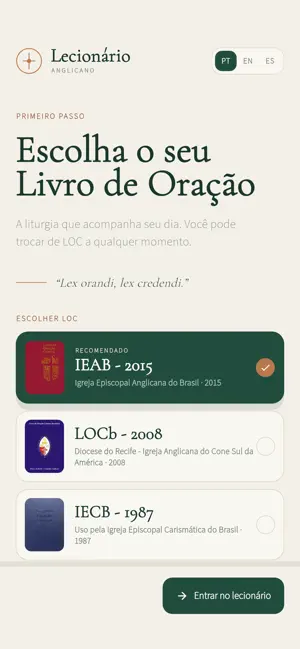 Lecionário Anglicano screenshot 1