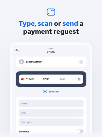 ChargeStripe: Stripe Payments iPad screenshot