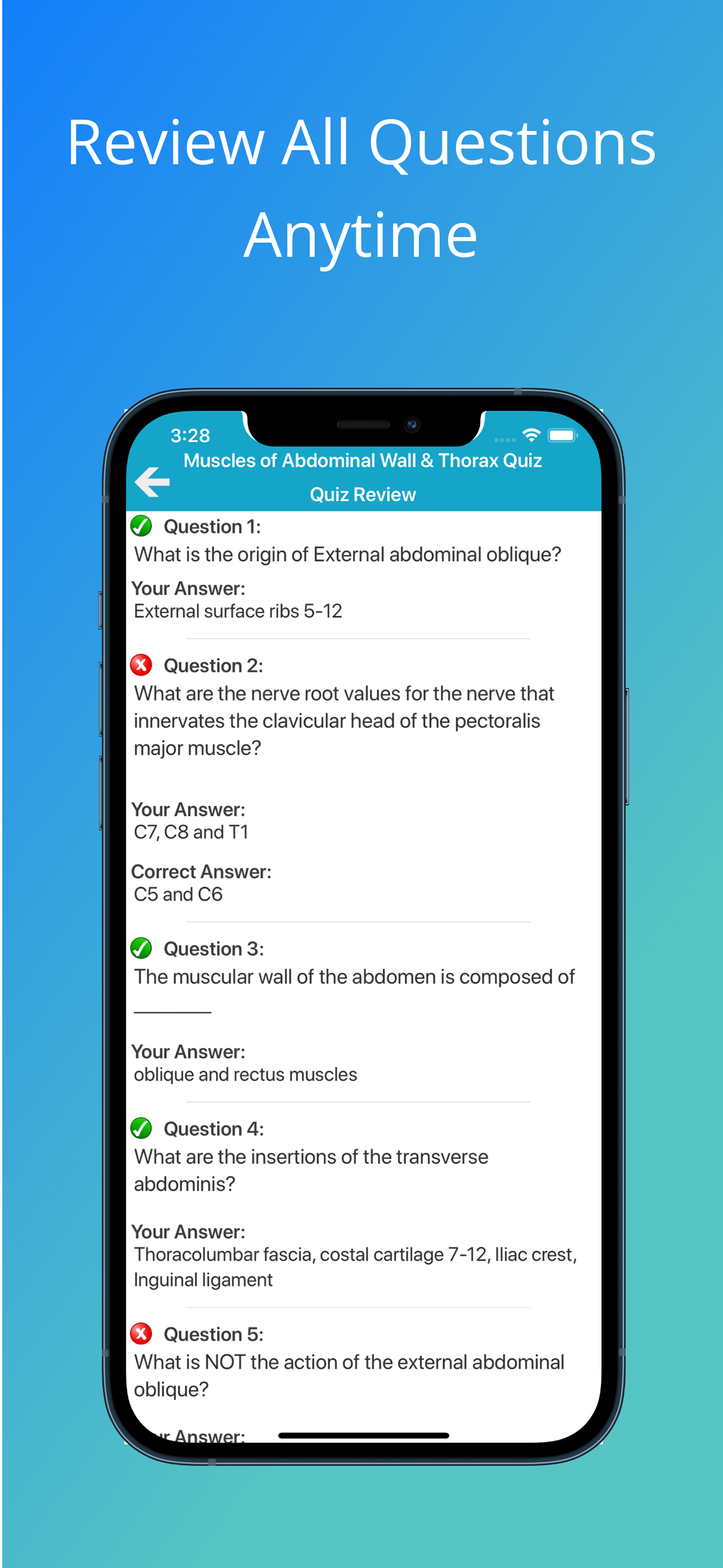 Muscular System Quizzes screenshot 4