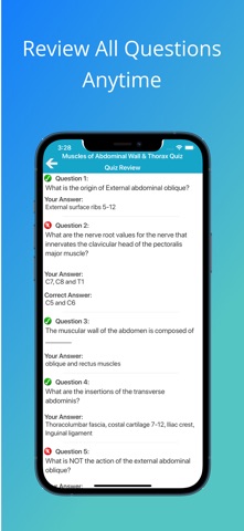 Muscular System Quizzes iPhone screenshot