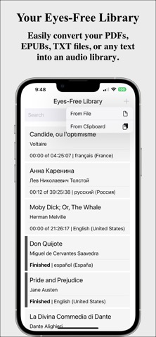 Run & Read: Listen on the Go iPhone screenshot
