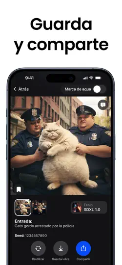 Captura de pantalla de ARTA: Generador De Imágenes IA en iPhone 5