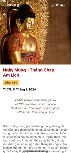 Lịch Phật Giáo DTA screenshot 2