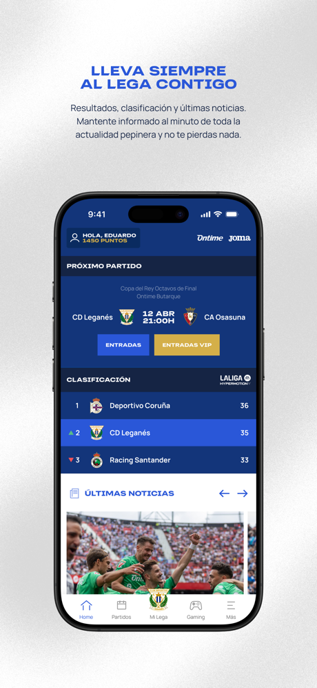 C.D. Leganés - App oficial screenshot 1