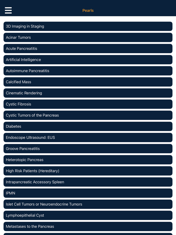 CTisus Pancreas Compendium iPad screenshot 8 - Medical app