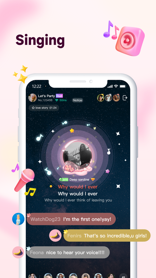 #5. 全民party-語音聊天匿名交友軟體,配對約會app (iOS) 由: Staraltar Technology Co., Ltd.