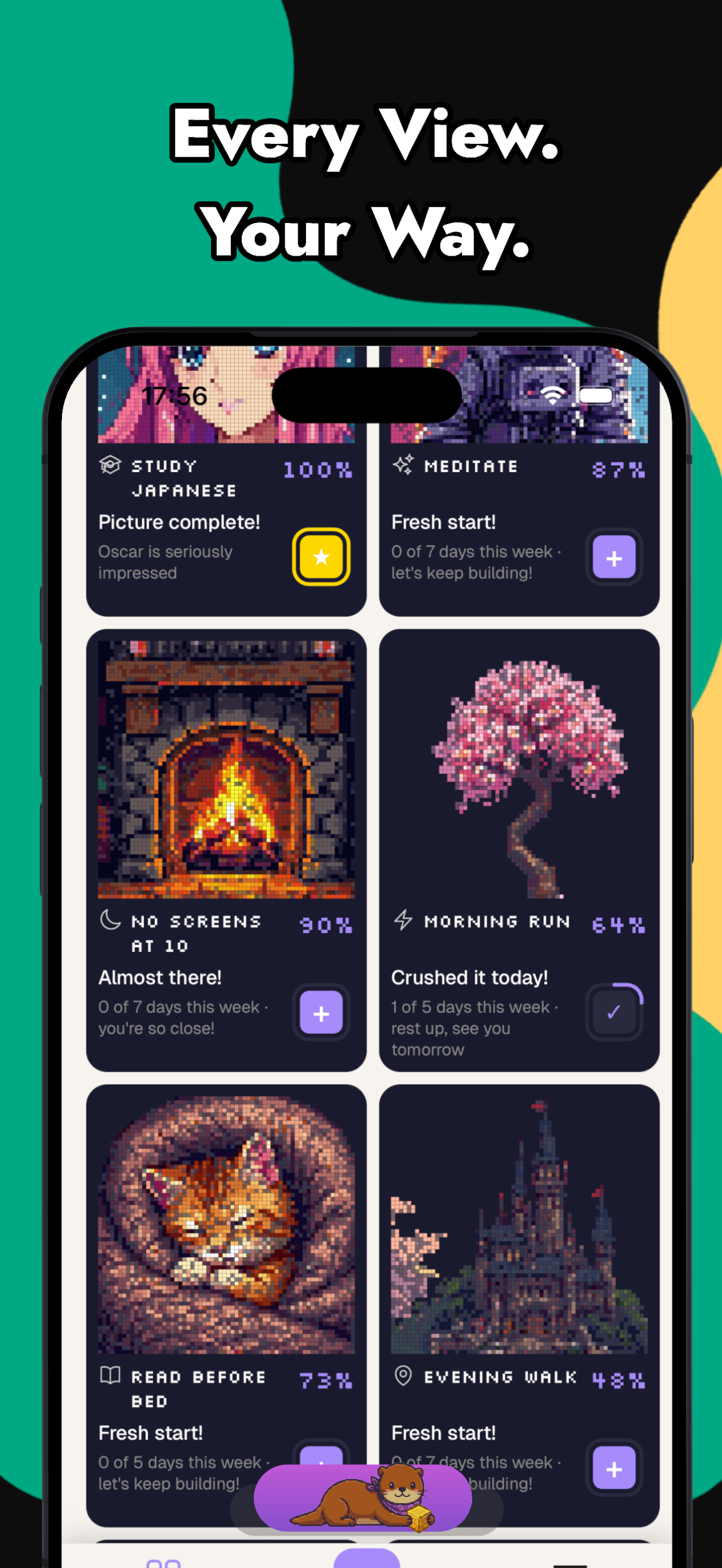 Oscar: Pixel Habit Tracker screenshot 5