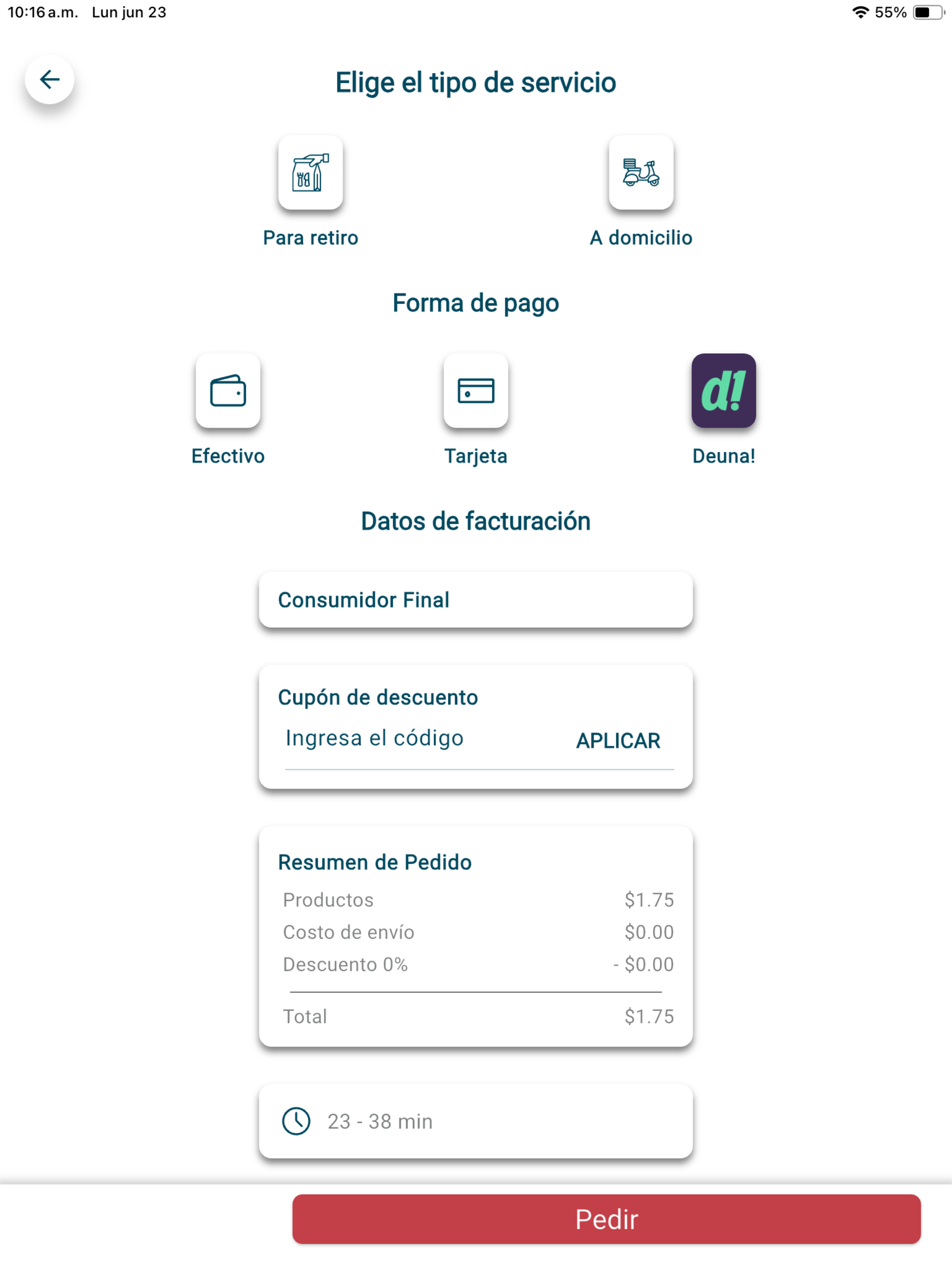 Smartmenu Delivery screenshot 15