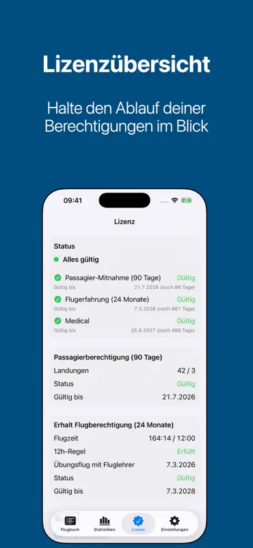 UL Flugbuch screenshot 6 of 6