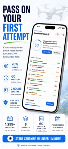 FAA Part 107: Drone Pilot Test Screenshot 1 of 8