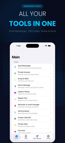 Dual Messenger: Web Clone Screenshot 1 of 10