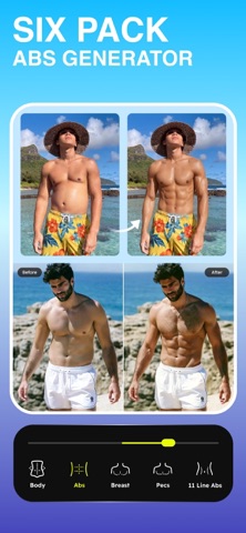 Body Editor: Slim & Muscle App screenshot