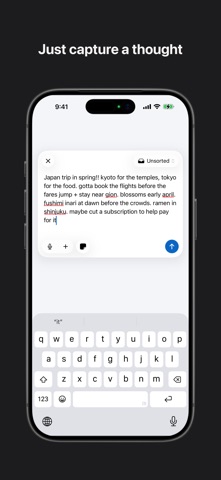 Clair Mind: AI Organized Notes Screenshot 1 of 8