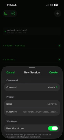 Prompt Central screenshot