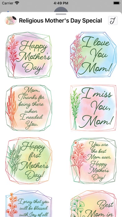 Religious Mother's Day Special Screenshot