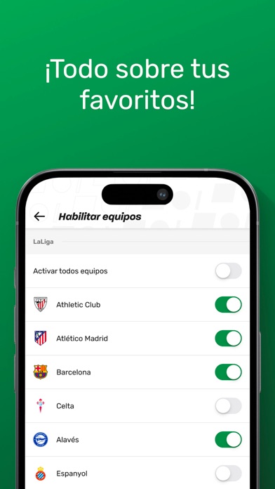 GoalAlert – Fútbol Global 2026 iPhone screenshot 8