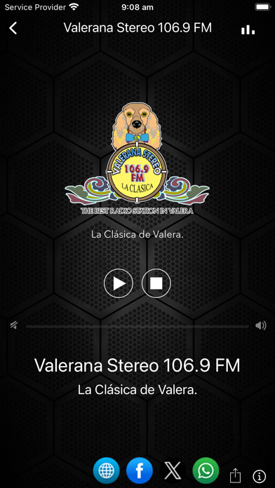 Valerana Stereo 106.9 FM Screenshot