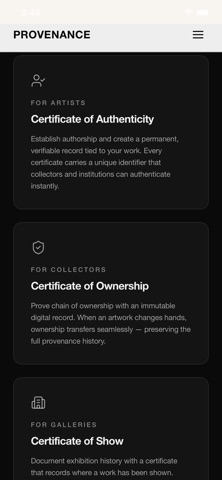 Provenance.Guru Screenshot 2 of 3