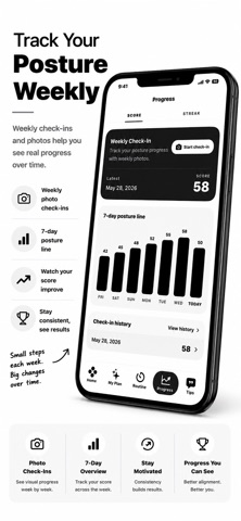 Posture Pal - Height Optimized iPhone screenshot