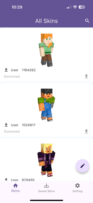 Skin Editor 3D for Minecraft Screenshot 4 of 4