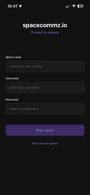 spacecommz.io screenshot 1