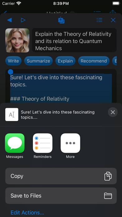 Jen-AI Screenshot