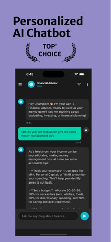 Money Coach: AI Budget Tracker screenshot